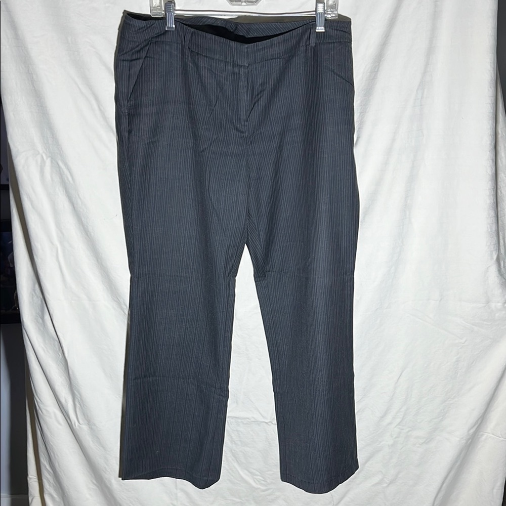 New York & Company Gray Pinstripe Trousers
